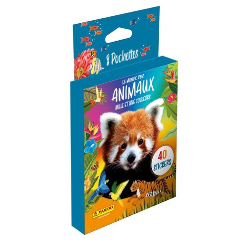 Stickers Animaux 2025 Blister 8 Pochettes