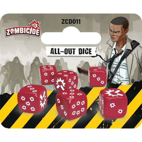 Zombicide - Set De 6 Dés De Va-Tout - Jeux De Stratégie