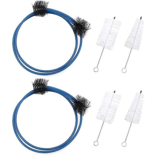 2 Set Horn Brosse De Nettoyage, Kit De Nettoyage De Trompette Embout Buccal En Laiton Brosse Valve Brosse
