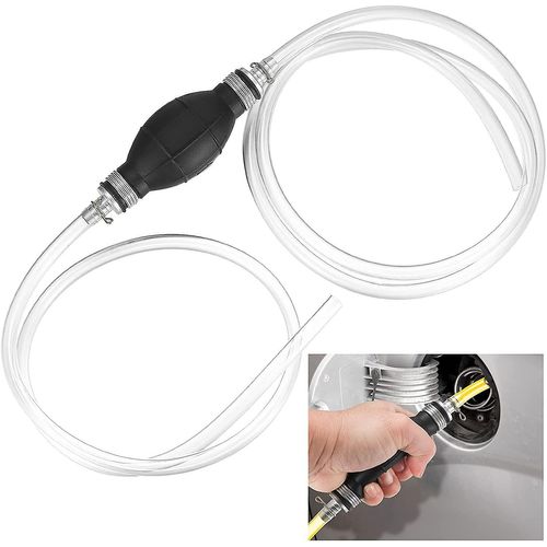 Pompe à main Transfert de liquide Tuyau d¿aspiration de pompe 2M Tuyau d¿essence de pompe à main pour l¿eau d¿aspiration de véhicule