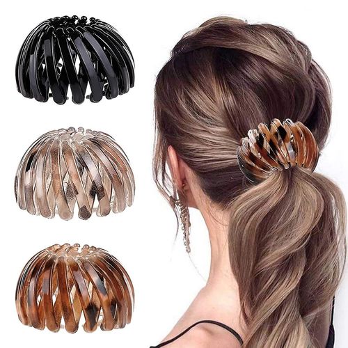 3 Pieces Hair Clips For Women, Vintage Bird's Nest Hair Clips Large Hair Clips Hair Claws Hair Acces