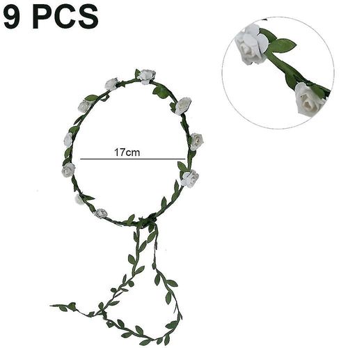Lady Girl Fashion Bohemian Flower Crown Bandeaux De Guirlande Florale