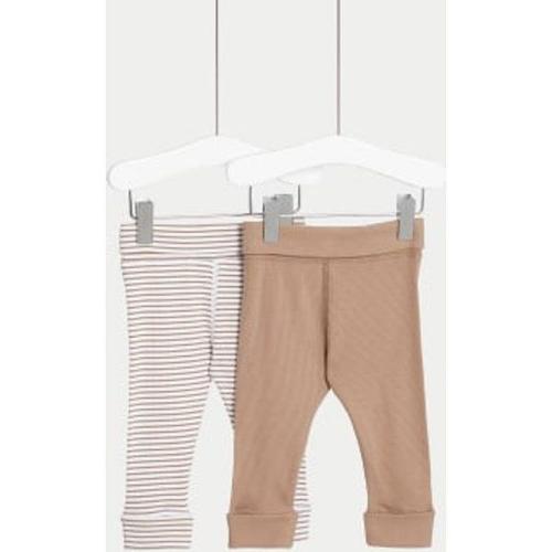 Lot De 3 Leggings Gaufrés 100 % Coton (Jusqu'au 3 Ans) - Multicolore