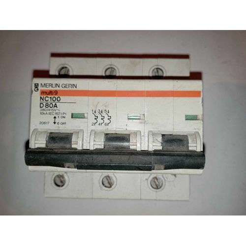 20617 merlin gerin NC100 D 80A 10ka multi 9 Image 27196 disjoncteur modulaire