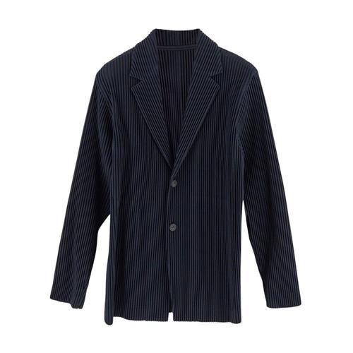 Issey Miyake - Jackets > Blazers - Blue