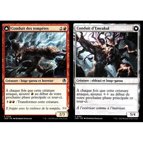 Conduit Des Tempêtes / Conduit D' Emrakul - Magic - Innistrad Remastered Vf - C - 150 - Recto/Verso