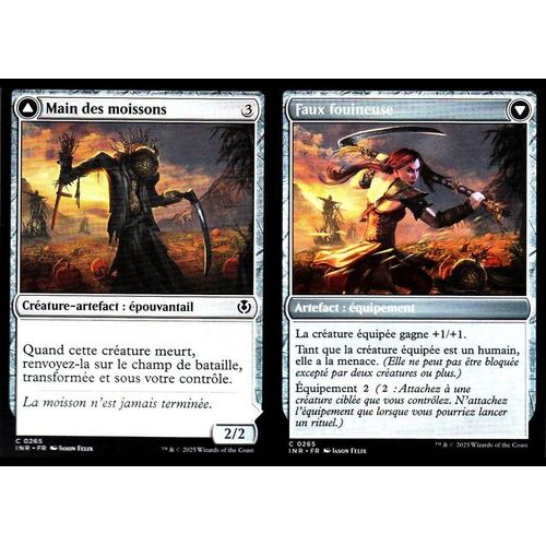 Main Des Moissons / Faux Fouineuse - Magic - Innistrad Remastered Vf - C - 265 - Recto/Verso