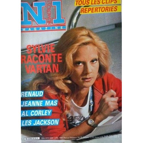 Numeros 1 Magazine 25 1985 Sylvie Vartan/Paul Young/Mounsi/Village People/Renaud Sechan/Claude Francois/Al Corley/Julien Clerc/Gerard Lanvin/Jeanne Mas/Jackson/Bashung