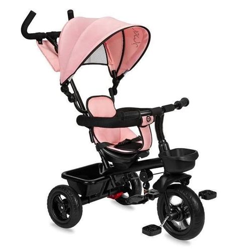 Momi Telde Tricycle Pour Enfants 5en1 - 360° Tricycle Evolutif Bébé - Jusqu'à 25 Kg - Repose-Pieds, Pare-Soleil ¿ Rose