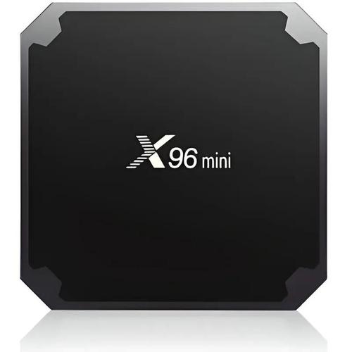 X96mini Smart TV BOX 2Go + 16Go Android 712 Amlogic S905W Quad Core 1080P 4K H265H264 HDTV HDR Multimédia WiFi Noir