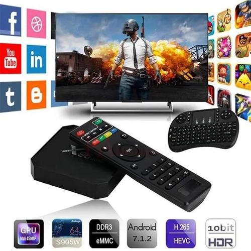 X96 mini TV Box Android 81 HD 4K Décodeur réseau Boîtier Tv 3+32G Remote Control Smart Android box avec HDH2654K4D