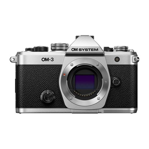 Appareil photo hybride Om System OM-3 Boîtier nu Argent
