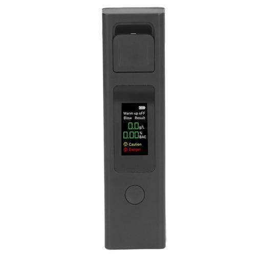 Éthylotest Petit Portable Intelligent Réponse Rapide Soufflant Lcd Hd Affichage Tricolore Testeur D'alcool De Chargement Usb