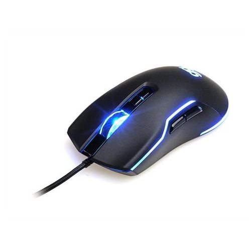 iggual OPAL - Souris - RGB, 7200 DPI, jeu - droitiers et gauchers - optique - 7 boutons - filaire - USB - noir