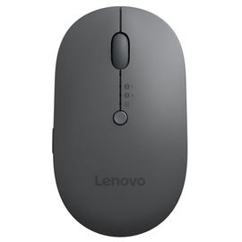 Lenovo Multi-Device - X9 Edition - souris - droitiers et gauchers - optique - 4 boutons - sans fil - 2.4 GHz, Bluetooth 5.0 - récepteur sans fil USB-C - gris tonnerre (dessus), noir tonnerre...