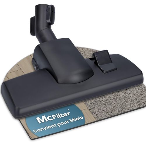 Buse d'aspirateur combinée pour aspirateurs Miele C1, C2, C3, S8000, S2, S3, S4, S5, S6 série, Complete, Compact, Classic | Raccord 35mm, fonction encliquetage et parking réversible.[F74]