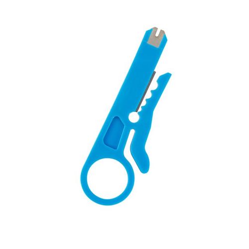 Couteau à dénuder les fils,pince à sertir,outil de sertissage,coupe-fil à dénuder les câbles,multi-outils,ligne de coupe,outils à main multifonctions,1PC - Type Blue