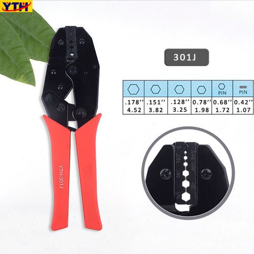 Pince à sertir à revêtement hexagonal SMC,pince à sertir pour RG179,RGAnthRG316,SMA,SMB,MCX,TNC,pince à sertir,outils à main - Type YTH-301J