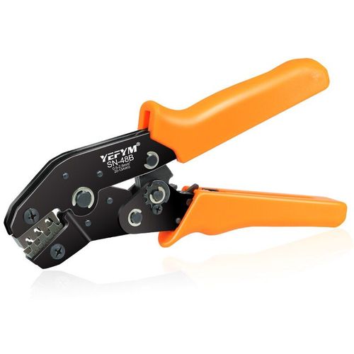 Pour TAB 2.8/4.8/6.3 voiture politiquement als SN-48B pince à sertir 0.5-2.5mm 2/23-13AWG haute précision mâchoire fil électrique outils à main - Type SN-48B