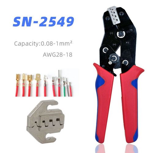 Pince à sertir à cliquet SN-2549 pour PH2.0,XH2.54,SM2.54,CH3.96,VHBaltimore 6,5557/4.8,outils de sertissage
