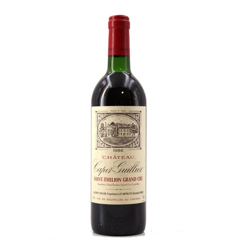 Château Capet-Guillier 1986 - 75cl Aoc Saint-Émilion Grand Cru