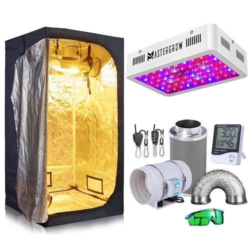 Kit Pro Complet Tente Culture Hydroponique Led Ventilation