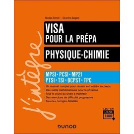 Physique-Chimie - Mpsi-Pcsi-Mp2i-Ptsi-Tsi-Bcpst-Tpc