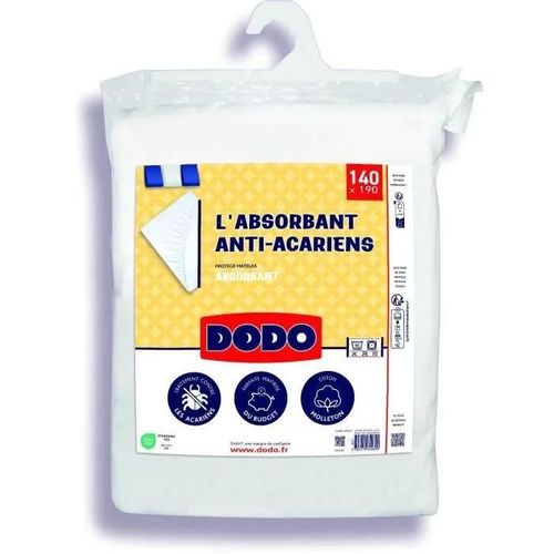 Protege Matelas Absorbant - 140x190 Cm - Coton - Anti Acariens