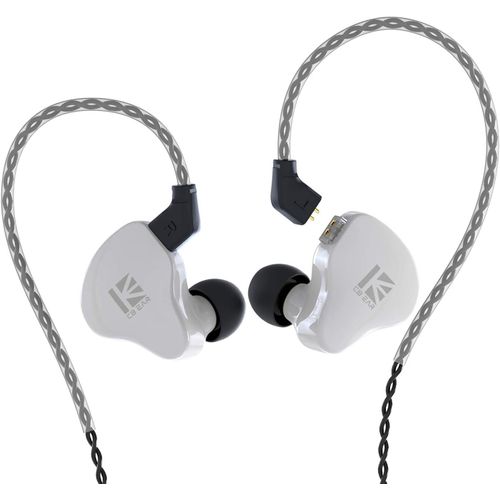 Écouteurs filaires Intra-Auriculaires avec Basses - Son Clair - Haute résolution - Suppression du Bruit - Câble Dynamique Amovible à Double Circuit magnétique