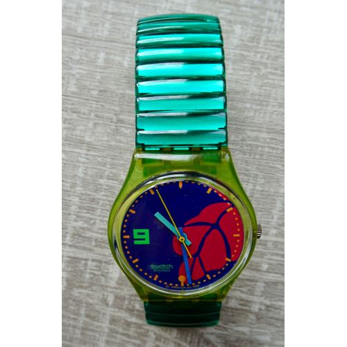 Montre Swatch, Bracelet Extensible - Vert