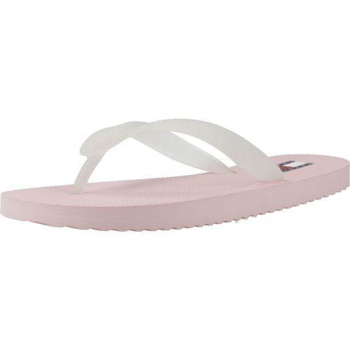 Tommy Jeans Logo Flip Flop Colour Rose