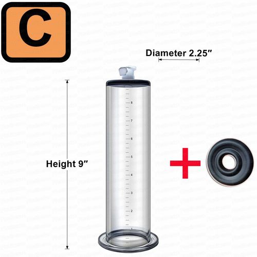 Pompe À Pénis En Acrylique Pour Hommes,Agrandisseur De Pénis Sous Vide,Jouets Sexuels Pour Hommes,Pompe À Bite À - C-Bottle-E5