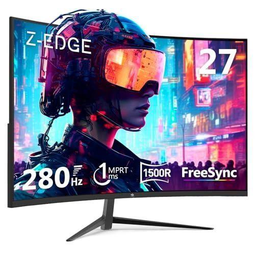 Moniteur Gaming incurvé Z Z-Edge 27 Pouces 240 Hz Full HD LED luminosité 350 CD/m²