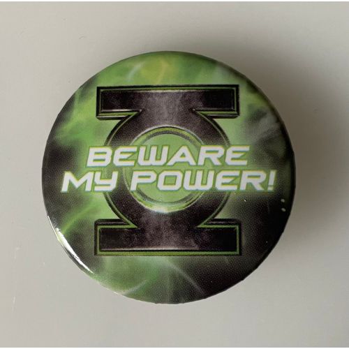 Badge Green Lantern "Beware My Power!" - Dc Comics