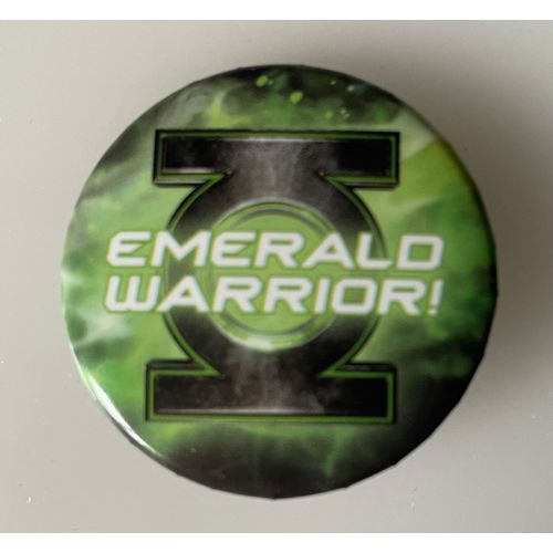 Badge Green Lantern "Emerald Warrior!" - Dc Comics