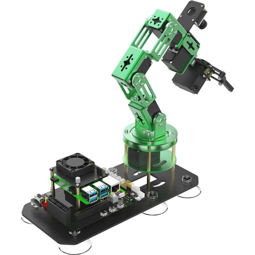 Robotic Arm Raspberry Pi5 Robot Kit Ai Hand Building With Camera 6-Dof ...