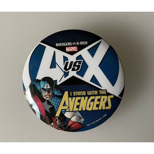 Badge Marvel Avengers Vs X-Men - I Stand With The Avengers (2012)