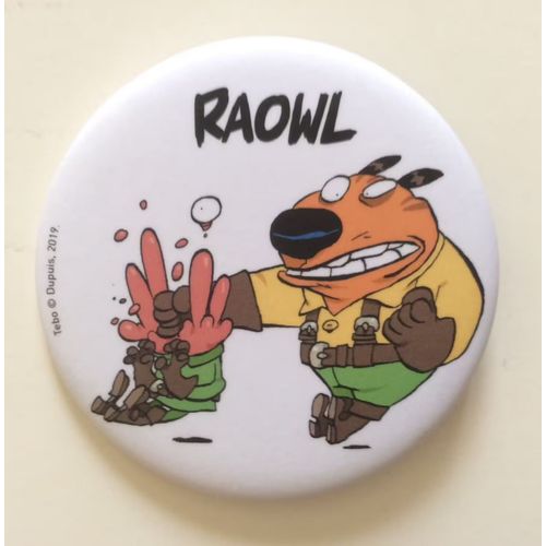 Badge Promotionnel Raowl (Tebo), Dupuis 2019