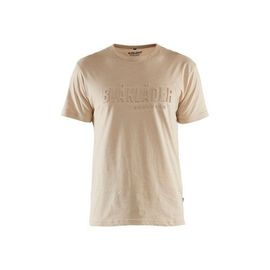 T-shirt de travail beige imprimé 3D - L BLAKLADER