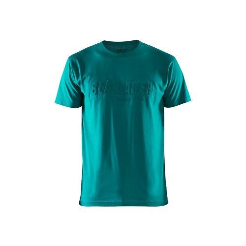 T-shirt de travail bleu canard imprimé 3D - S BLAKLADER