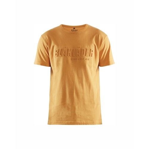 T-shirt de travail jaune miel imprimé 3D - XL BLAKLADER