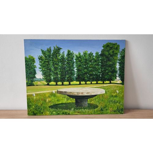 Tableau Peint À La Main "La Table D'apremont"
