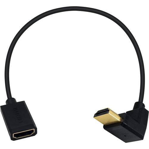 Câble D'extension Hdmi 4k, Extrêmement Fin Vers Le Haut, Coudé Vers Le Haut, Compatible Avec Nintendo Switch, Ps5, Ps4, Roku Tv Stick, Lecteur Blu-Ray, Etc. 30 Cm[Tvp071446]