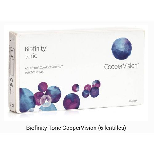 Lentilles De Contact Biofinity Toric Cooper Vision , Lot De 4 Boîtes 