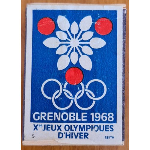 Boîte D'allumettes Jeux Olympiques De Grenoble 1968