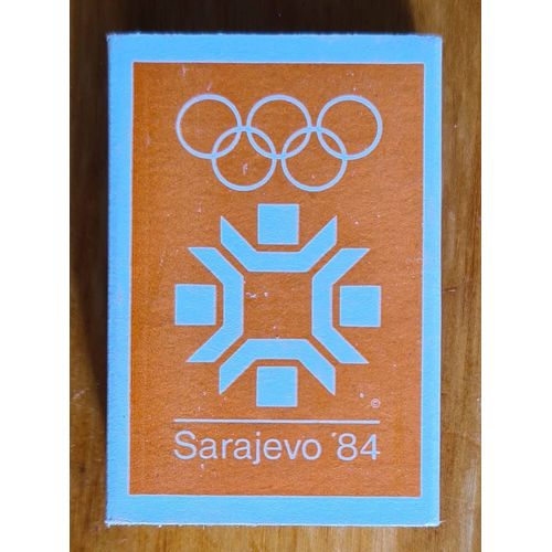 Boîte D'allumettes Jeux Olympiques De Sarajevo 1984