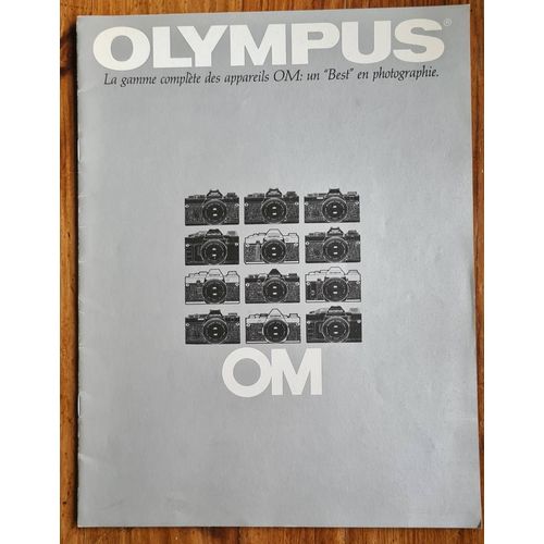 Dépliant Sur La Gamme D'appareils Photo Olympus Om
