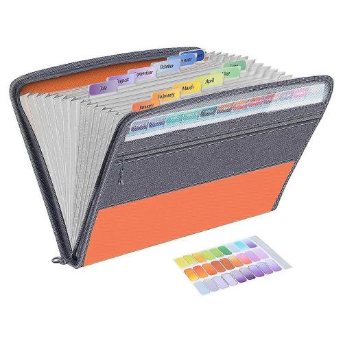 13 Pochette Classeur Dossier Rangement Rack, Boîte Classeur Sac De Rangement, Avec Fermeture Éclair, Adapté Pour Le Papier A4, Les Billets De Banque, Le Reçu De Document D