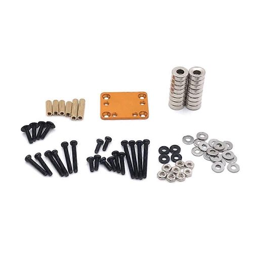Aimant De Poteau De Carrosserie De Voiture Rc Invisible Support Fixe Pour 284131 K969 K989 P929 Mini-Q 1/28 Rc Car Upgrade Parts,3