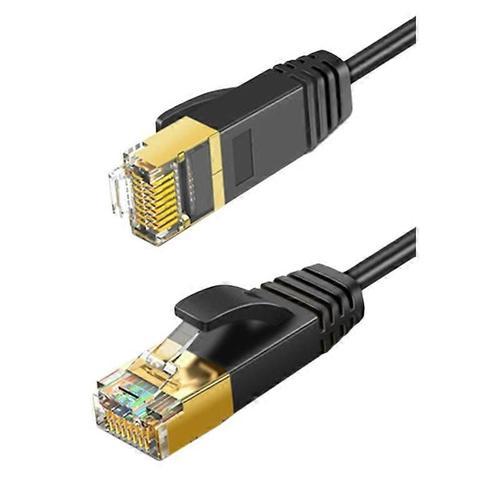 Câble Ethernet Cat 8 Réseau LAN Câble réseau Cat8 Rj45 Speed 40Gbps 32AWG pour routeur modem(0.)